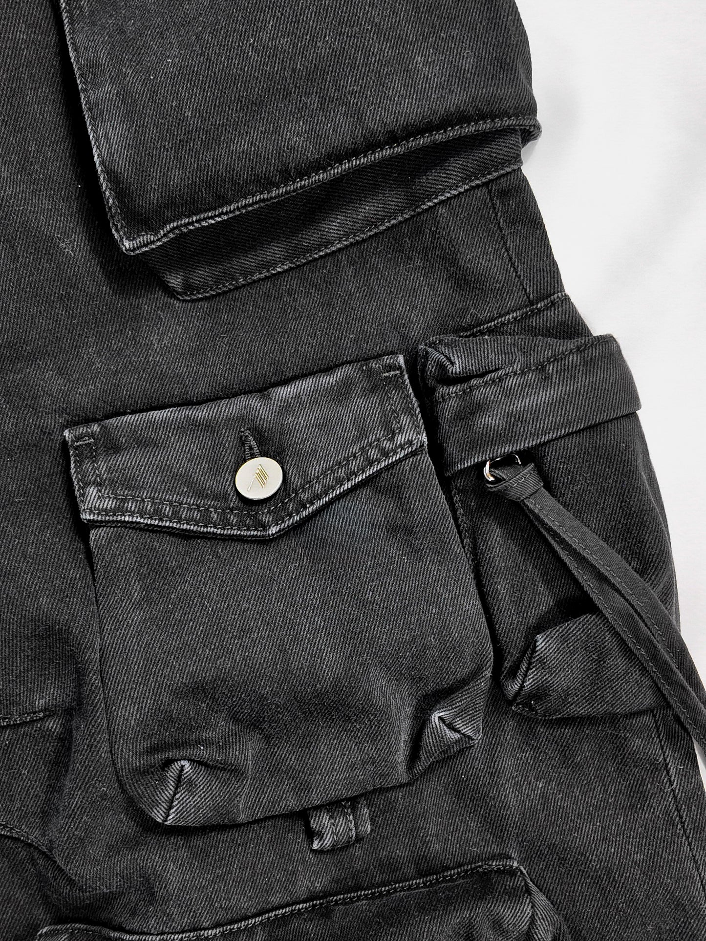 THE ATTICO FERN DENIM CARGOS