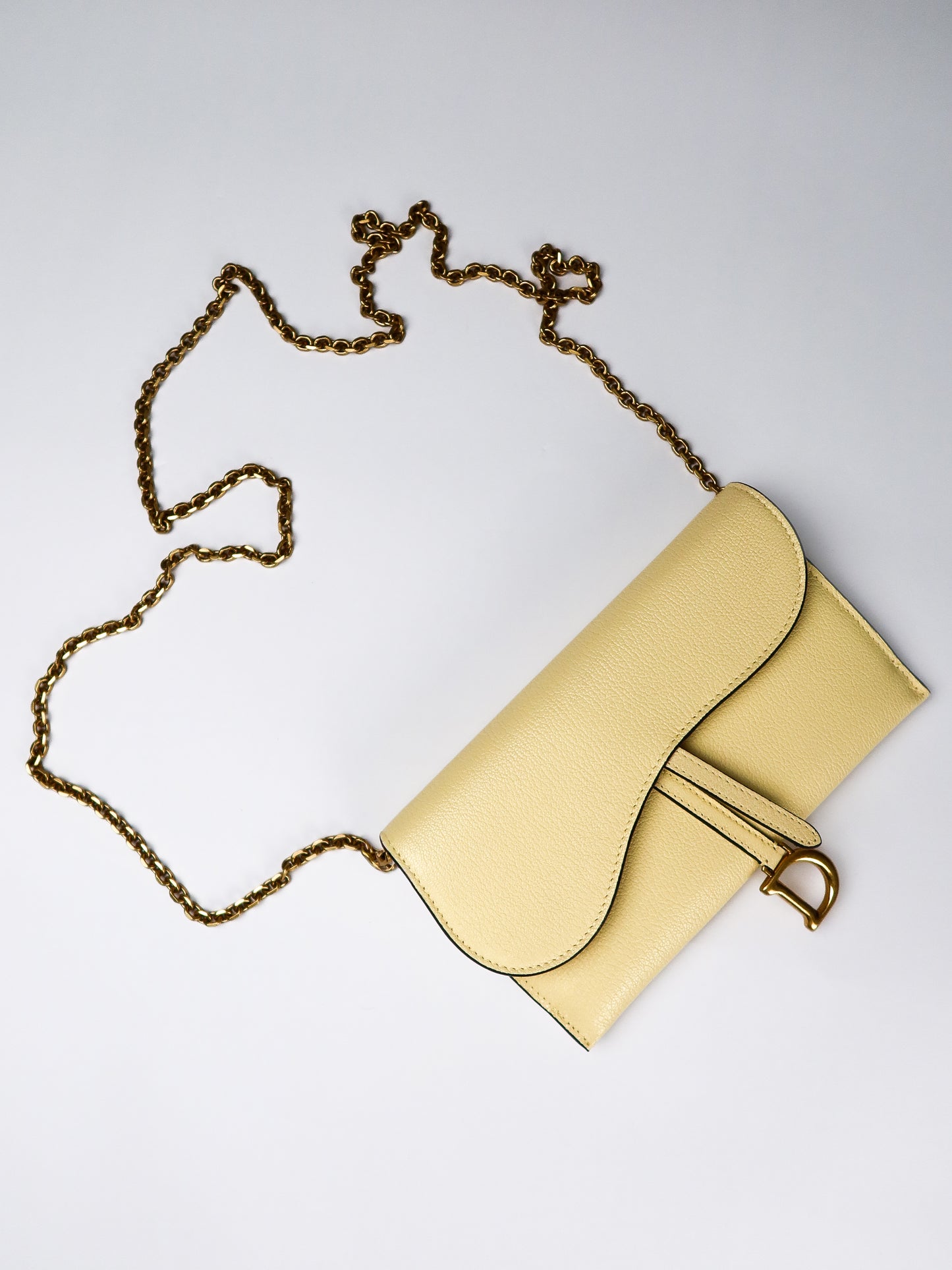 DIOR SMALL SADDLE ON CHAIN