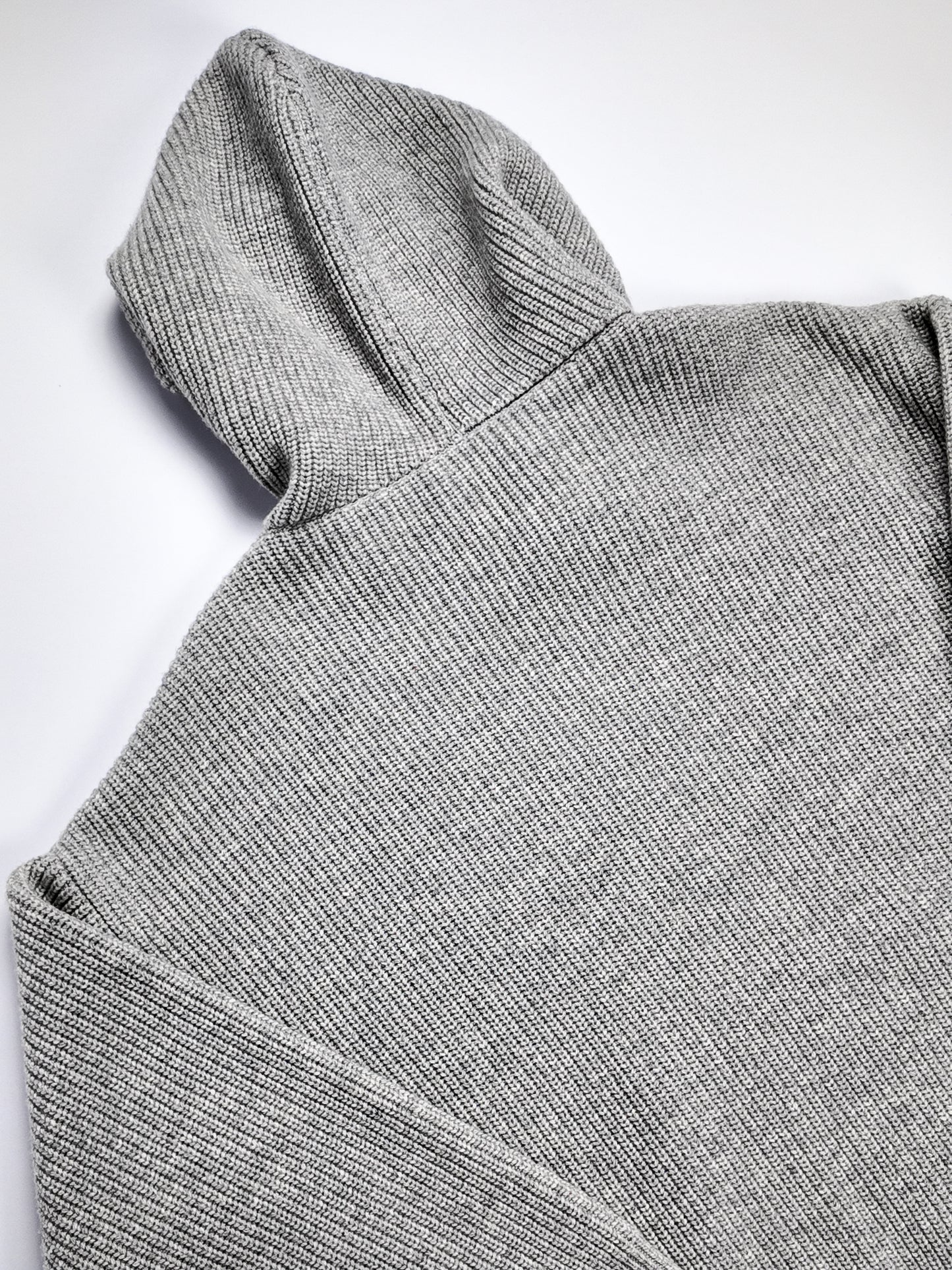 CELINE RIBBED HOODIE