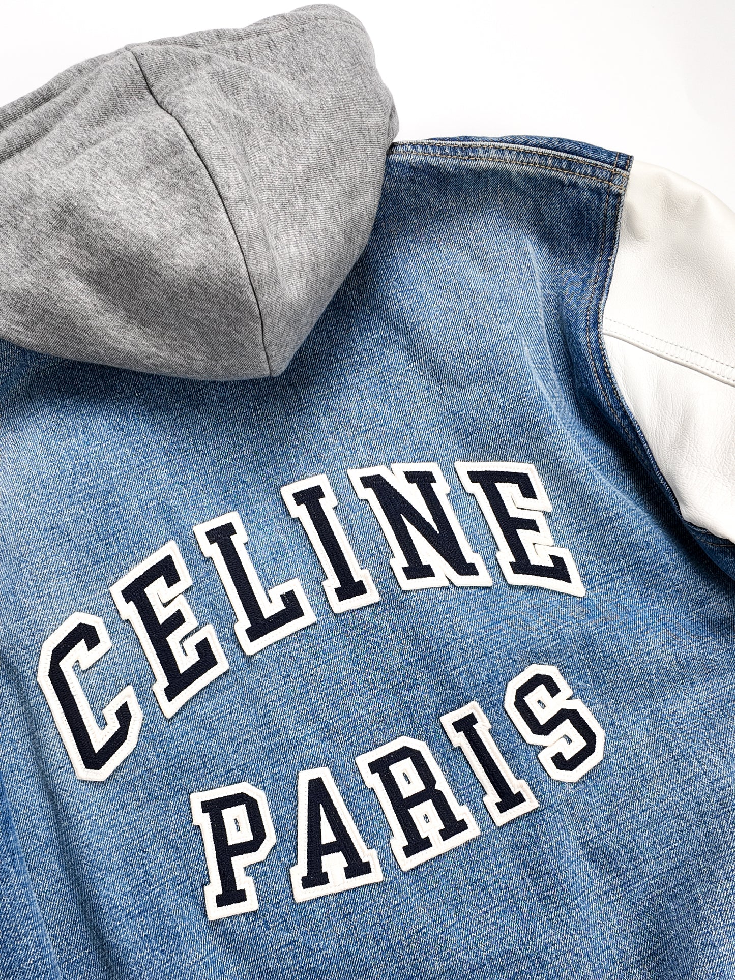 CELINE TEDDY VARSITY JACKET