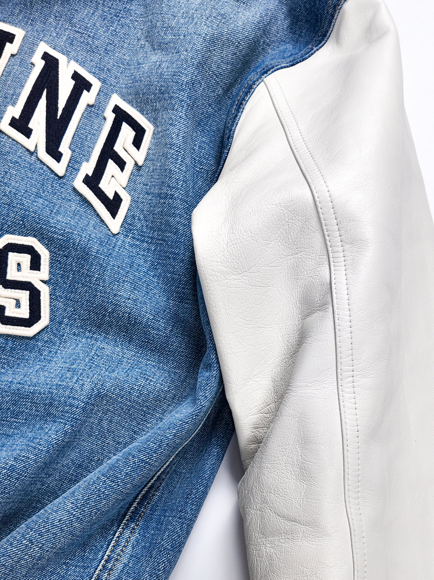 CELINE TEDDY VARSITY JACKET