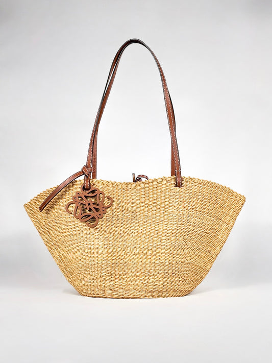 LOEWE SMALL SHELL BASKET BAG