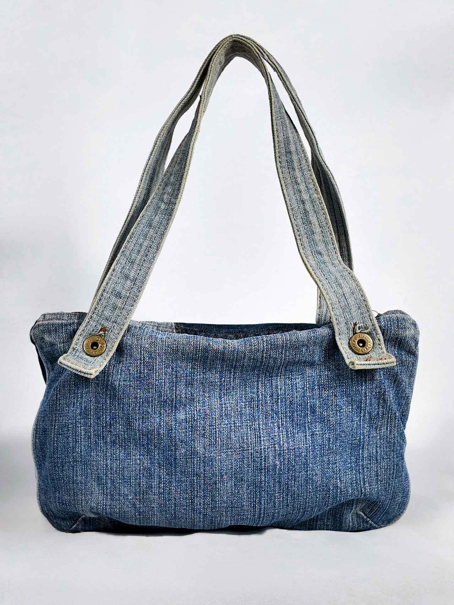 D&G DENIM PATCHWORK BAG