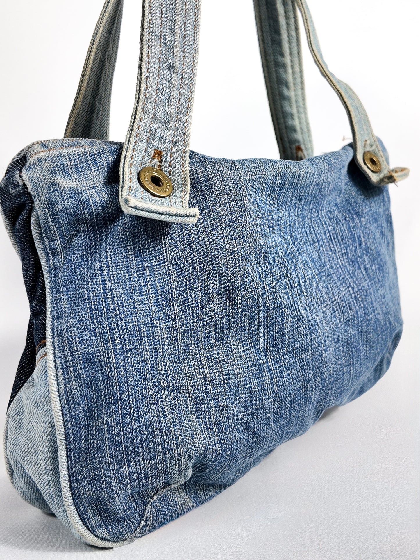 D&G DENIM PATCHWORK BAG