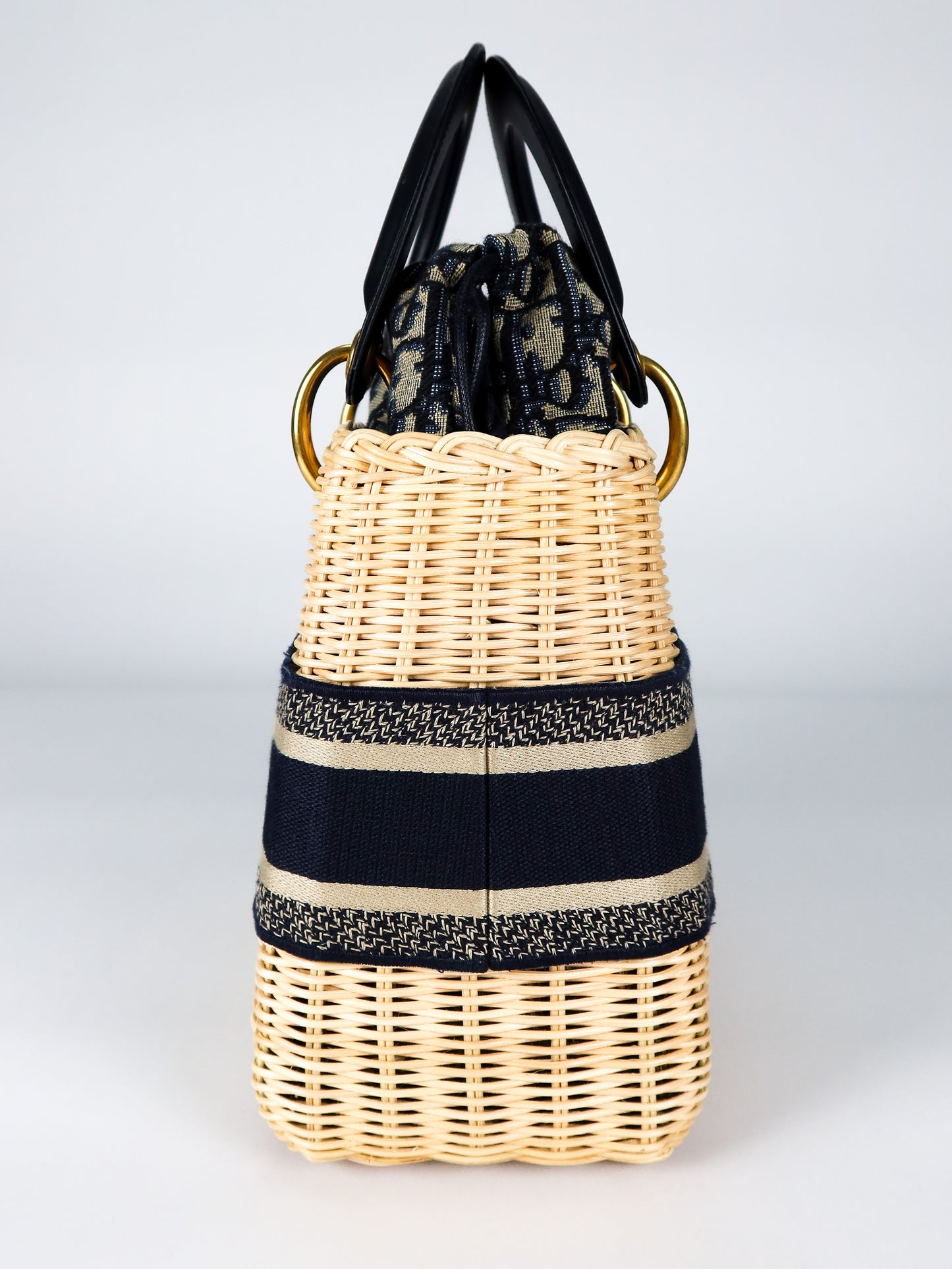 DIOR MEDIUM LADY DIOR WICKER BAG