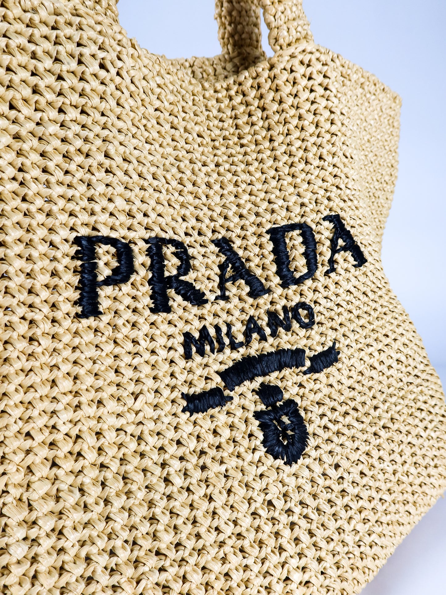 PRADA CROCHET TOTE BAG