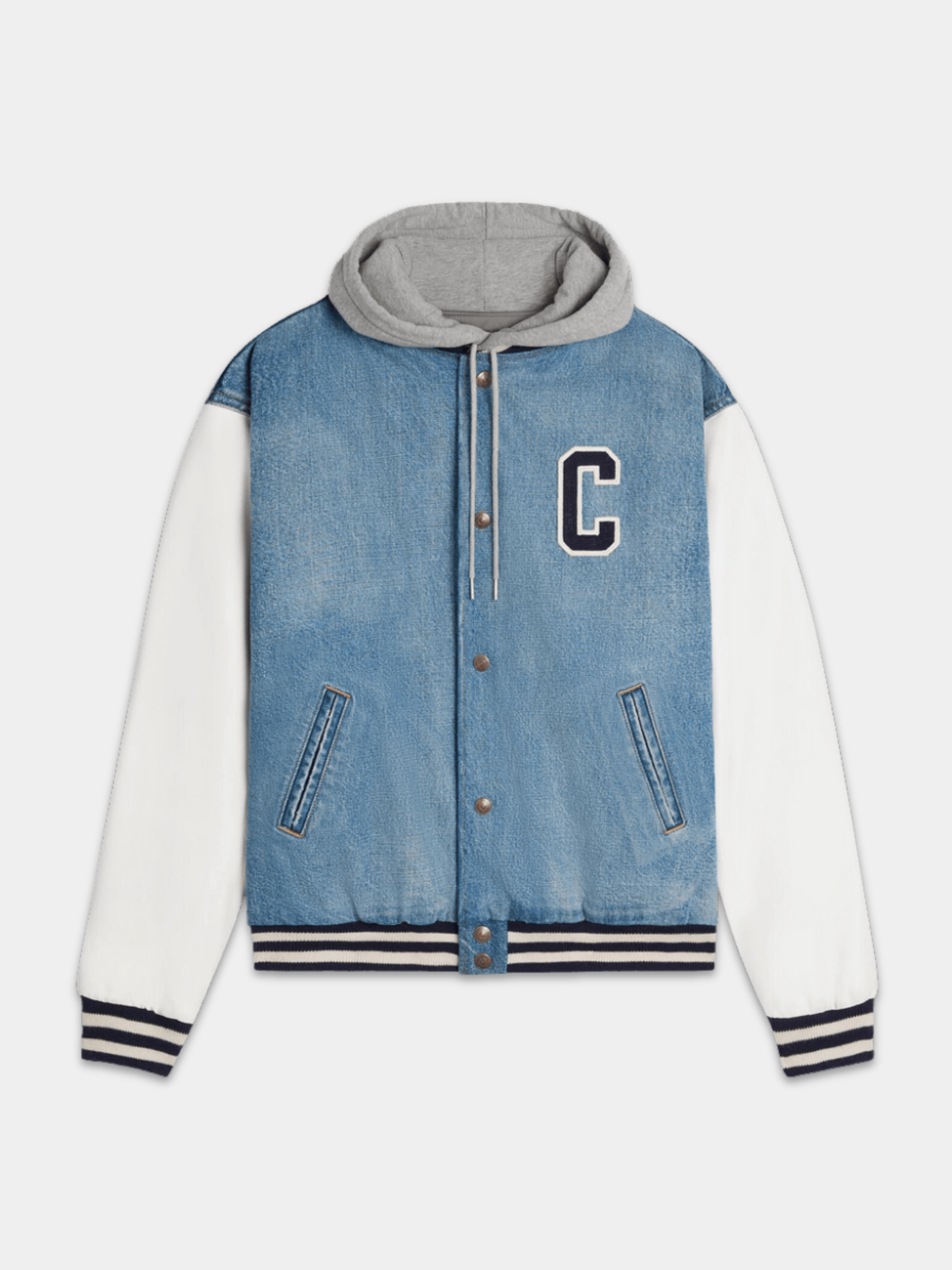 CELINE TEDDY VARSITY JACKET