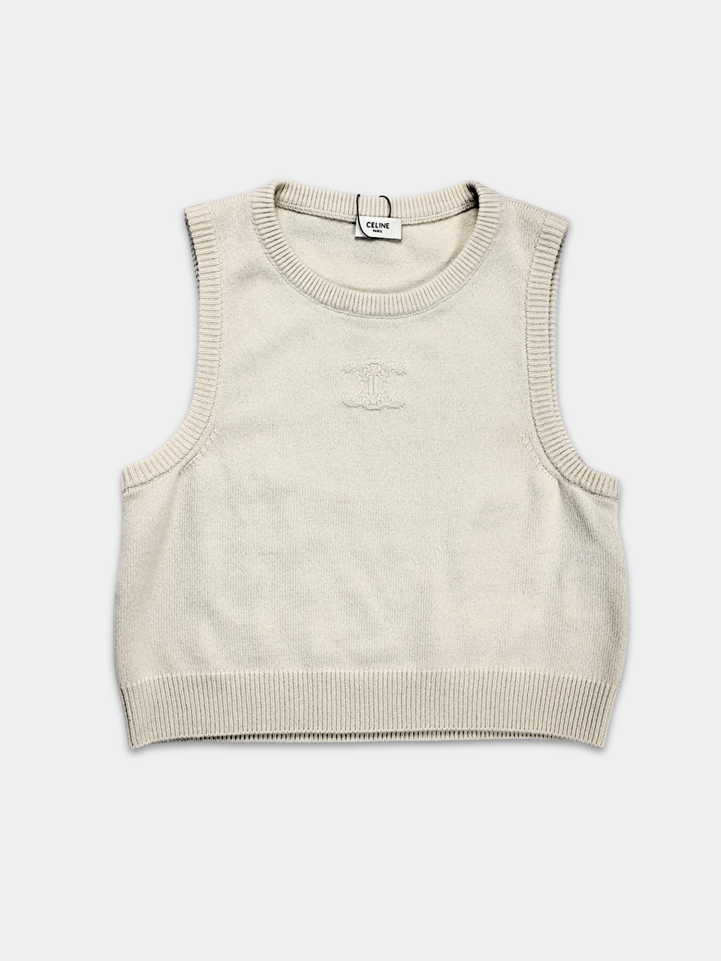 CELINE KNITTED TRIOMPHE VEST