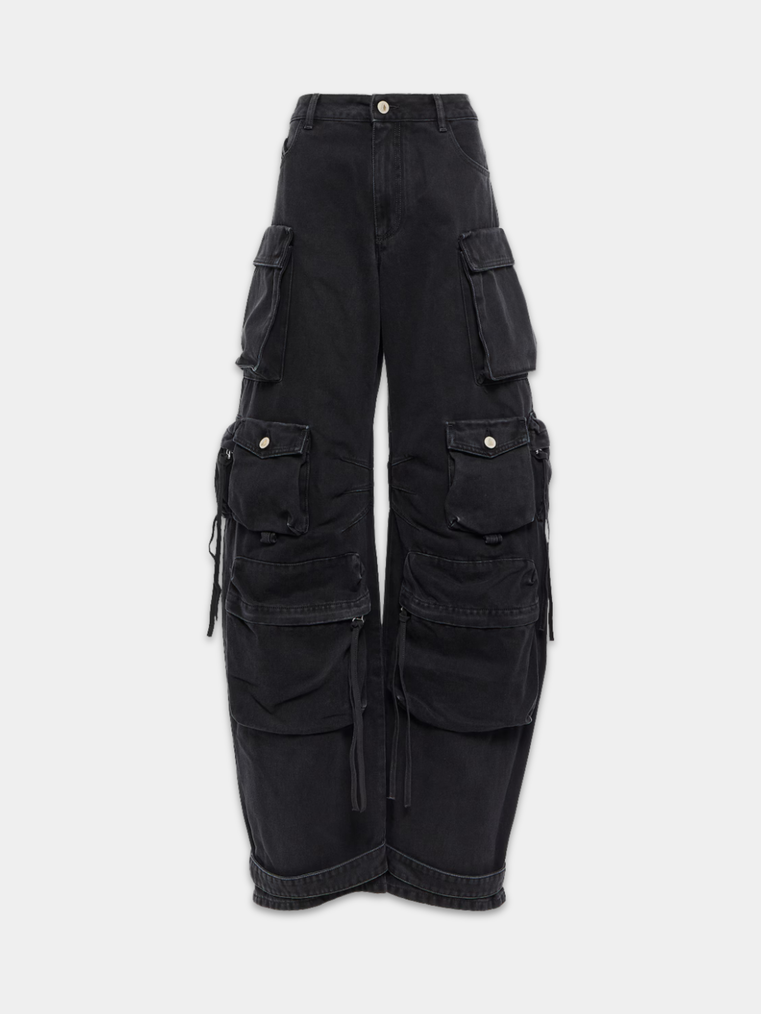 THE ATTICO FERN DENIM CARGOS