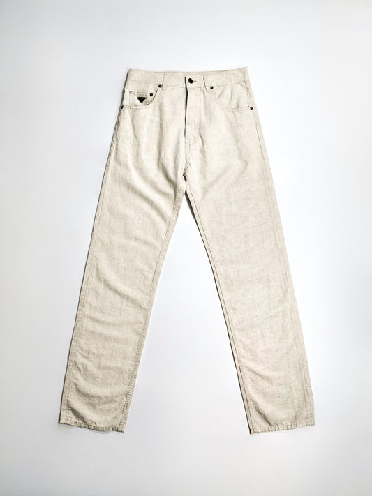 PRADA NATURAL CHAMBRAY JEANS